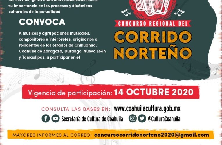 Invital al Concurso Regional de Corrido Norteño