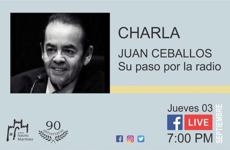Charla Juan Ceballos y su paso por la radio