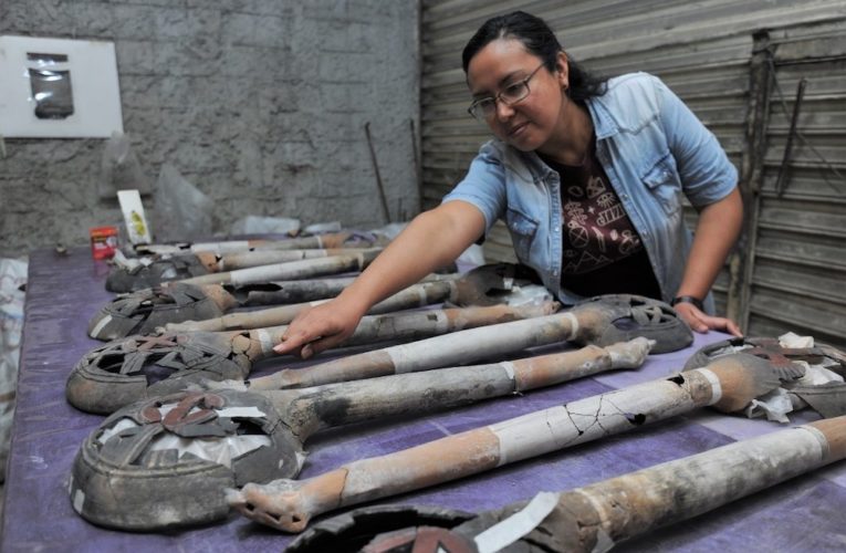 Descubren cerca de Plaza Garibaldi una ofrenda mexica