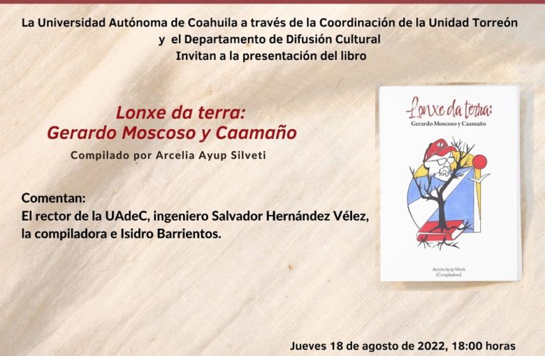 La UAdeC presenta el libro Lonxe da terra