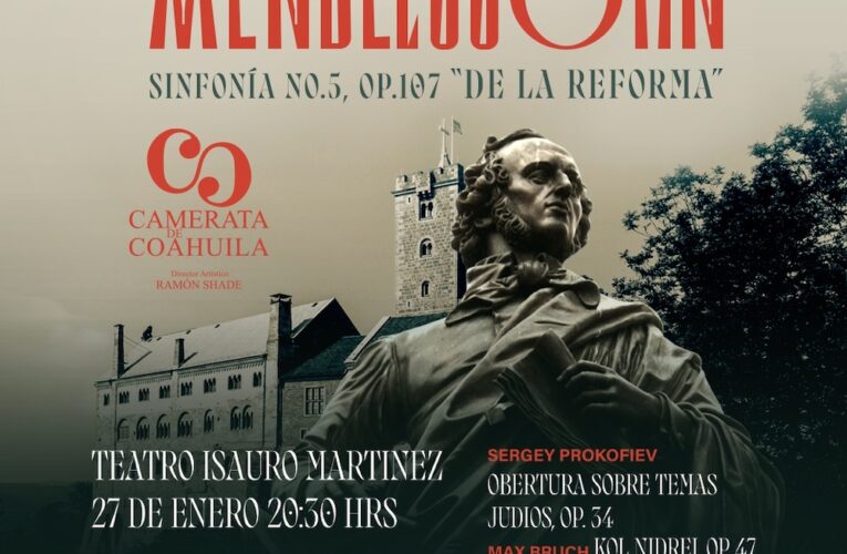 Mendelssohn y otros autores, sonarán con la Camerata