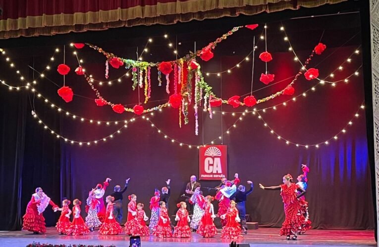 El Cuadro Artístico del Parque España presentó «Raíces Flamencas»
