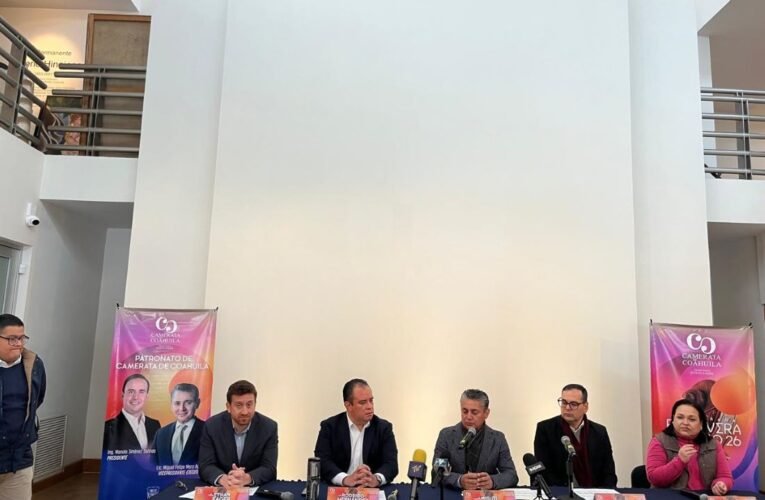 Camerata de Coahuila anuncia la temporada primavera – verano 2026