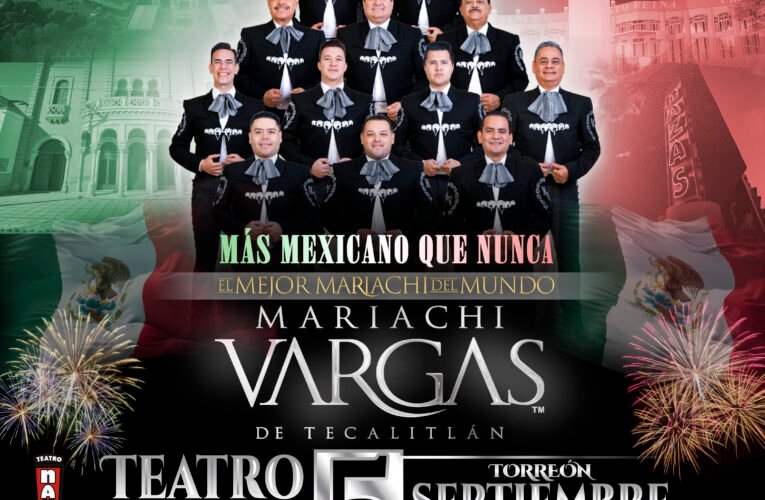 El Mariachi Vargas de Tecalitlán llega a Torreón